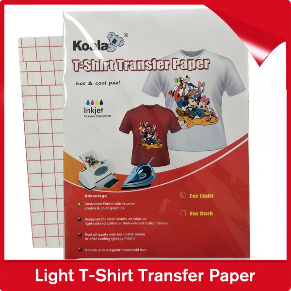 30pcs/lot) Iron-on Inkjet Heat Press Transfer Printing Paper For Textil  Iron On Tshirt Transfers Thermal Transfer Papel Dye Ink - Transfer Paper -  AliExpress